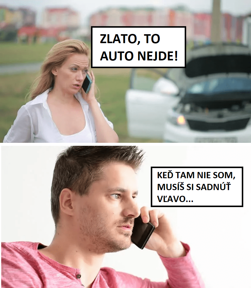 Pokazené auto