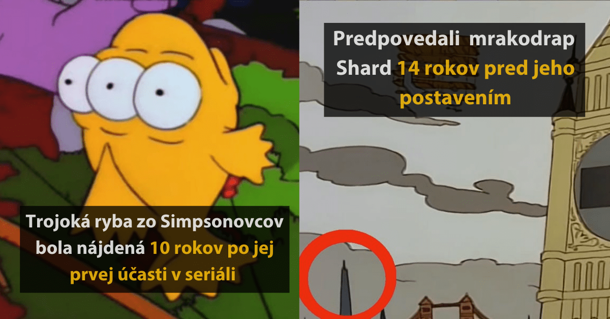 18 šokujúcich udalostí, ktoré predpovedal seriál Simpsonovci