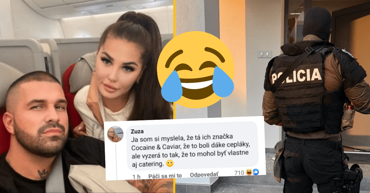 Zuzanu Plačkovú a jej manžela zbalila polícia. Na ich účet sa spustila spŕška vtipných komentárov.