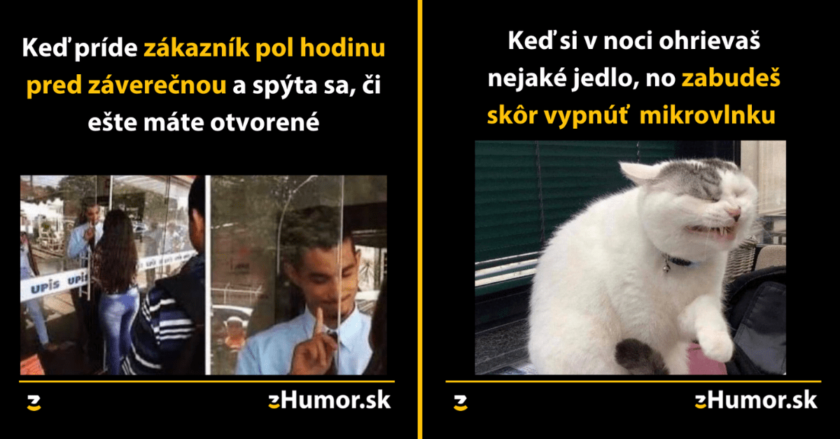 Zopár memečiek, ktoré vznikli, aby ti spríjemnili deň #1111 : Trojchodový obed v nedeľu u babky je už zvyk.