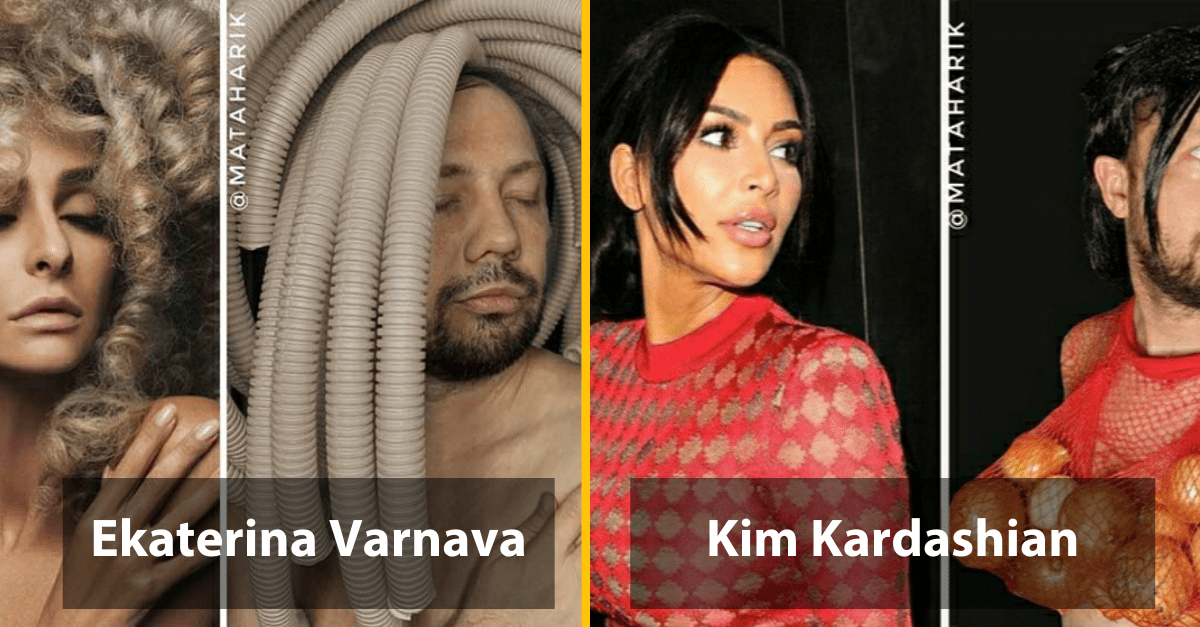 25+ fotografií, kde chlapík vtipne paroduje outfity celebrít