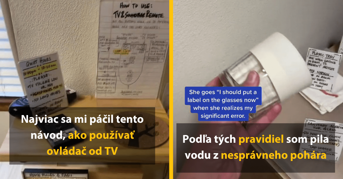Žena ubytovaná cez Airbnb zdieľa vtipné až bizarné pravidlá a predpisy, ktoré musela dodržiavať