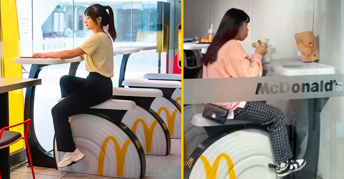 Čínsky McDonald’s zavádza bizarnú novinku. Do ich reštaurácii nainštaloval stacionárne bicykle