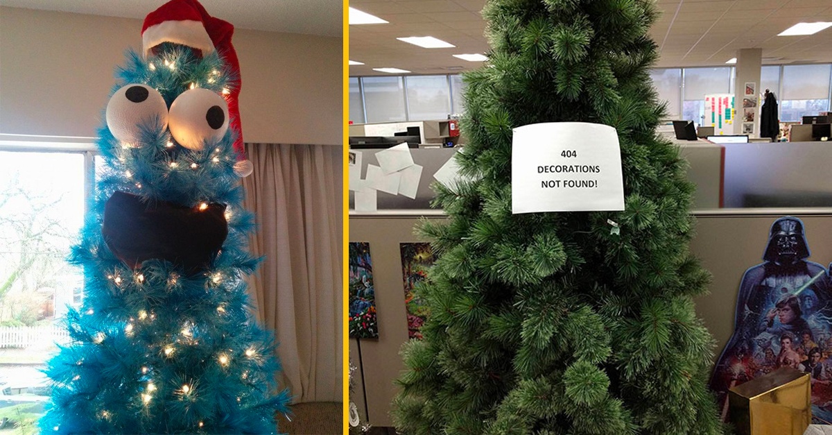 15 zábavných vianočných stromčekov, ktorými sa tento rok môžeš inšpirovať