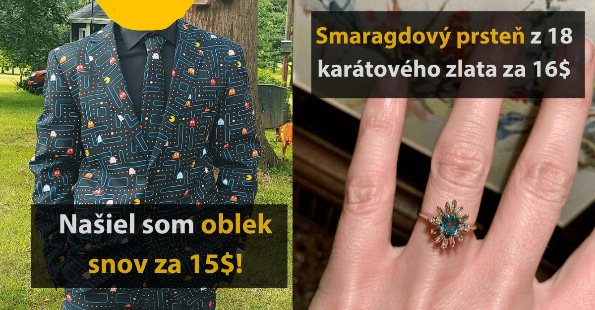 25 fotogfaií, ktoré ti ukážu aké poklady sa ľuďom podarilo nájsť vo výbredajoch a bazároch