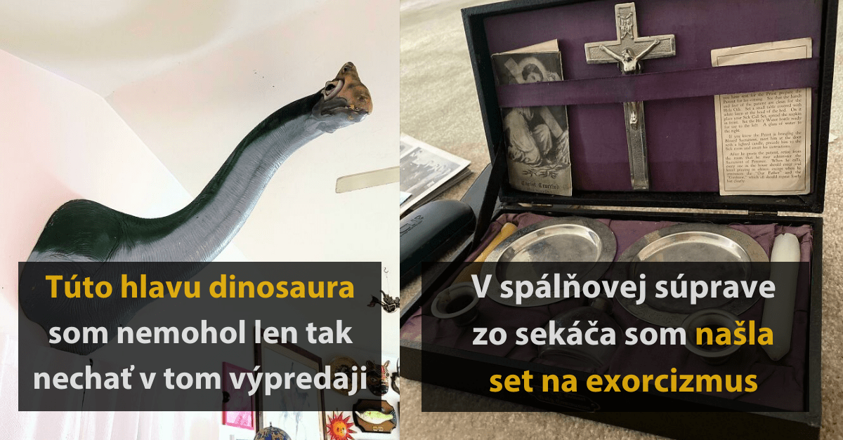 24 dôkazov toho, že aj vo výpredajoch dokážete nájsť hotové poklady