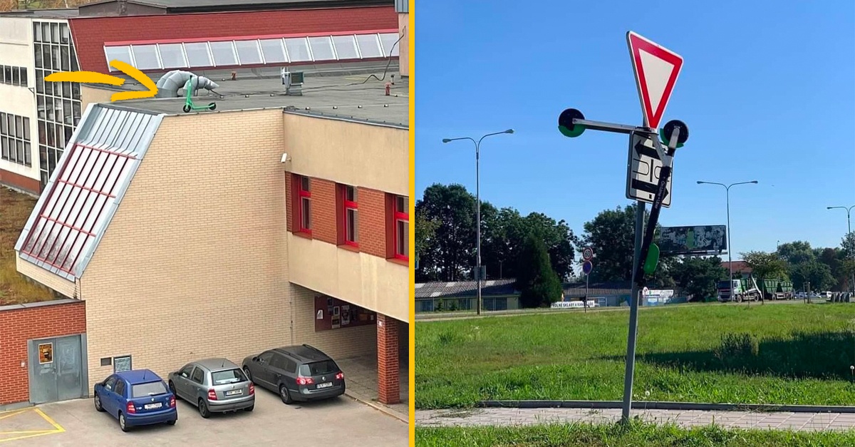 Instagramový profil loví najlepšie „odparkované“ elektrické kolobežky na Slovensku a v Česku