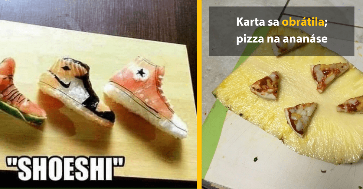 14 netradične urobených jedál, ktoré ťa svojím výzorom zaujmú a pobavia