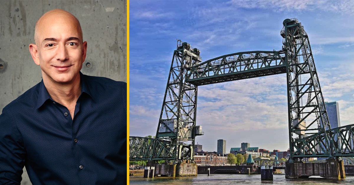 Rotterdam rozoberie historický most. Jeff Bezos totiž neprejde popod ním so svojou jachtou