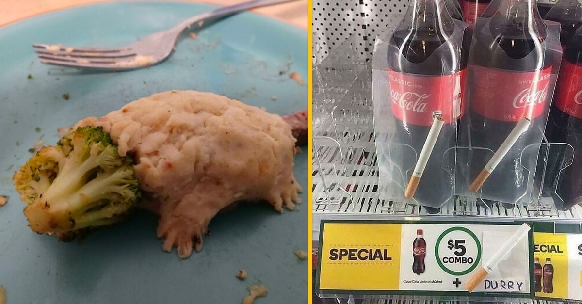 10+ ľudí, ktorých jedlo a potraviny z ničoho nič vtipne zaskočili