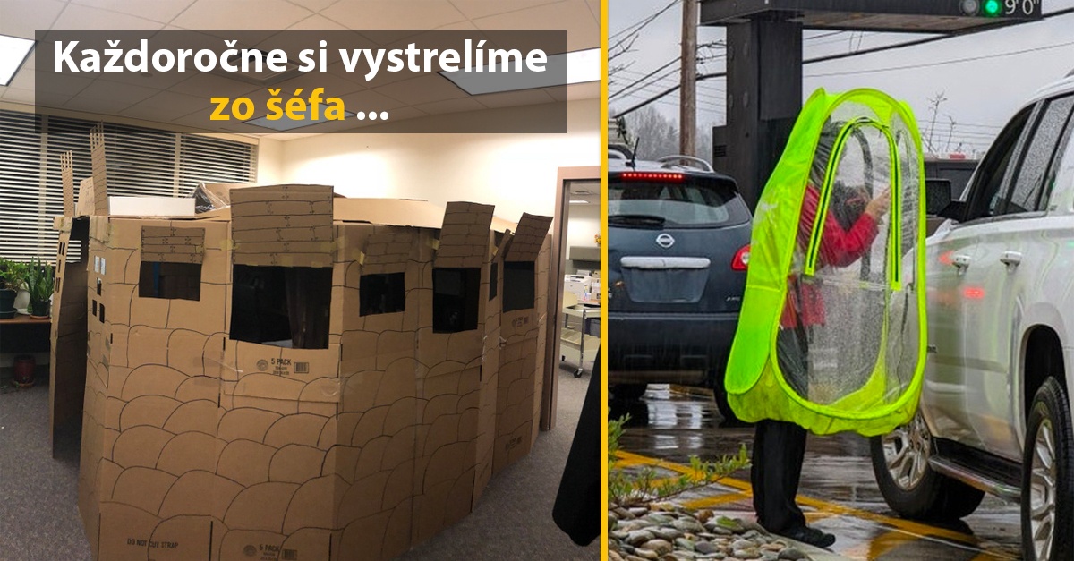 10+ ľudí, ktorí svoj pracovný deň poňali s humorom a dobrou náladou