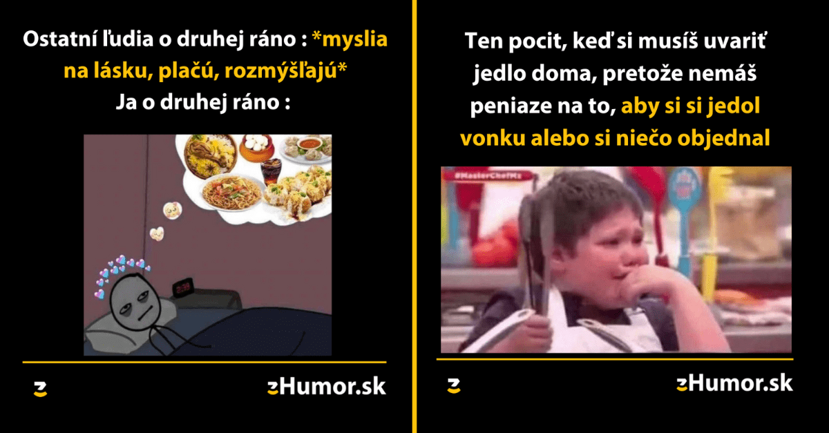Zopár memečiek, ktoré vznikli, aby ti spríjemnili deň #1216 : Nemám na to, aby som jedol niekde vonku.