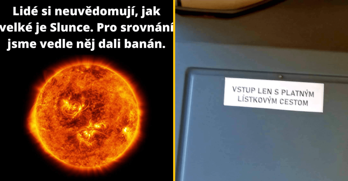 20+ Obrázkov: Všetko vtipné z internetu! #277 – Aké veľké je slnko alebo sociálna sieť v minulosti