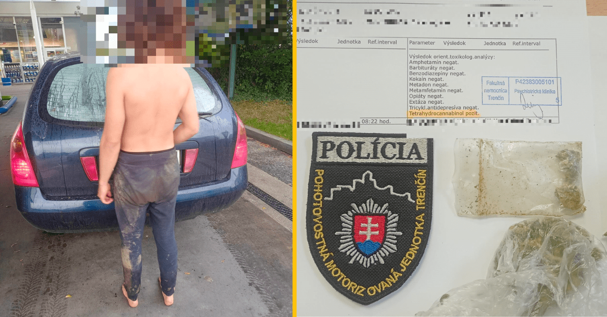 Polícia chytila nadrogovaného vodiča. Tancoval v lese a hovoril im, že je elf
