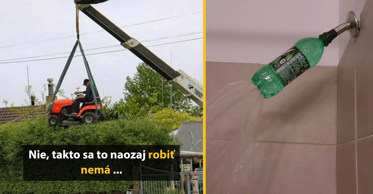 15 bizarných life hackov, ktoré doma radšej neskúšaj (zábavné obrázky)