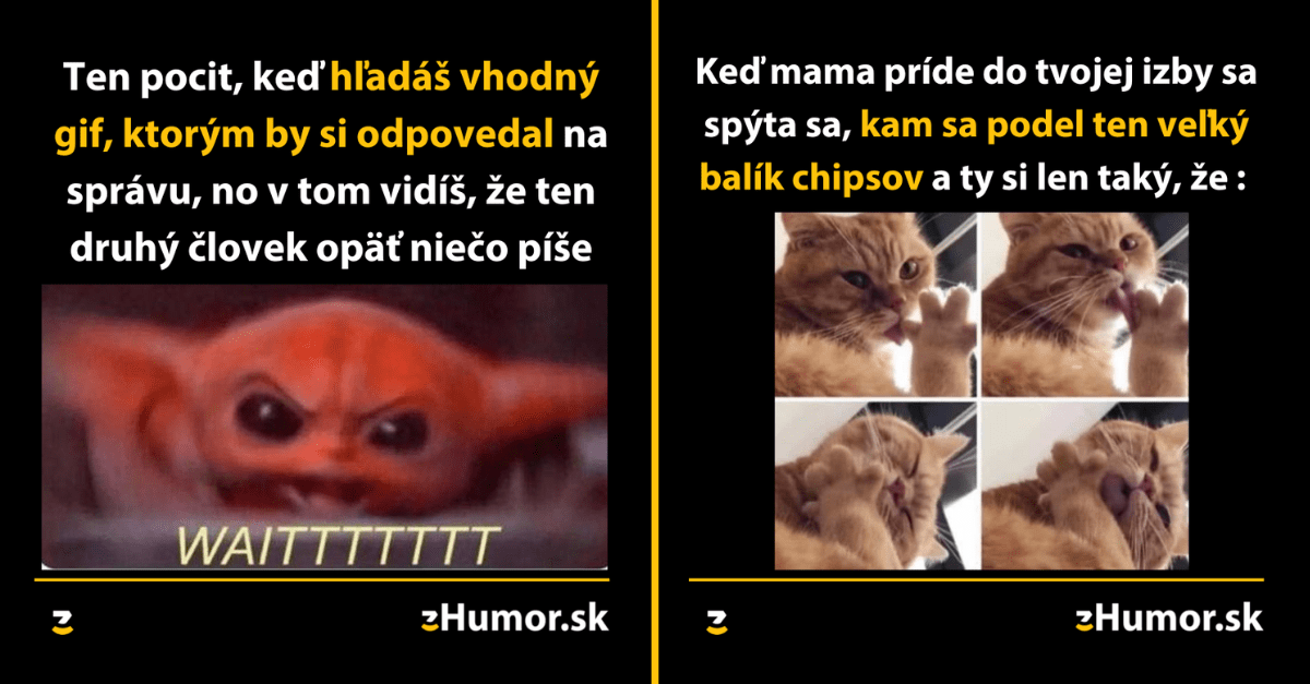 Zopár memečiek, ktoré vznikli, aby ti spríjemnili deň #1239 : Balík chipsov sa u nás neohreje dlhšie ako jeden deň.