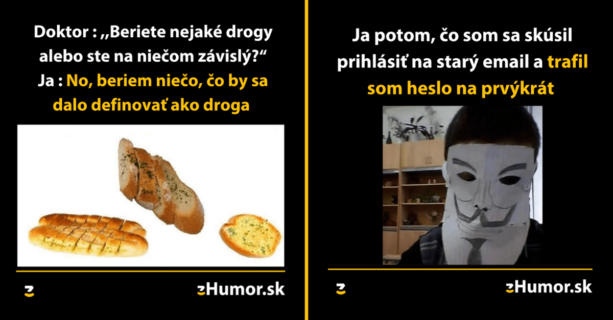 Zopár memečiek, ktoré vznikli, aby ti spríjemnili deň #1241 : Cesnaková bageta je tvrdá droga.