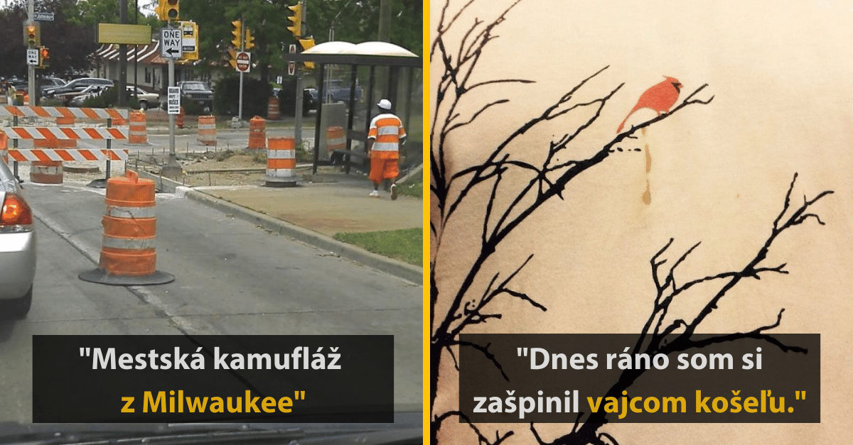 20 vtipných fotiek tričiek, ktoré náhoda perfektne načasovala