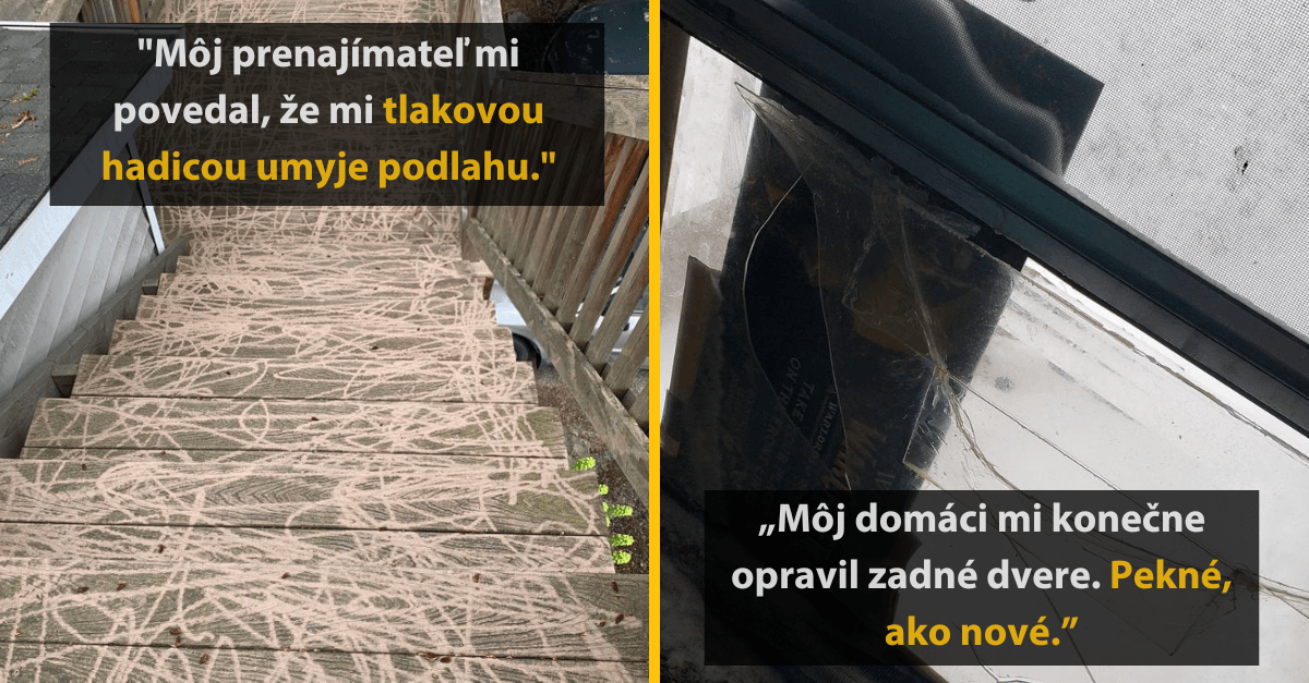 14 prípadov najhorších prenajímateľov, ktorí spôsobovali nájomcom peklo