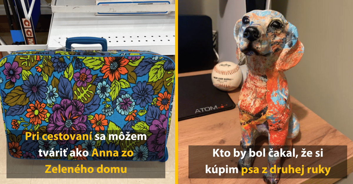 Poklady za pár drobných: Čo všetko sa dá nájsť v obchodoch z druhej ruky?