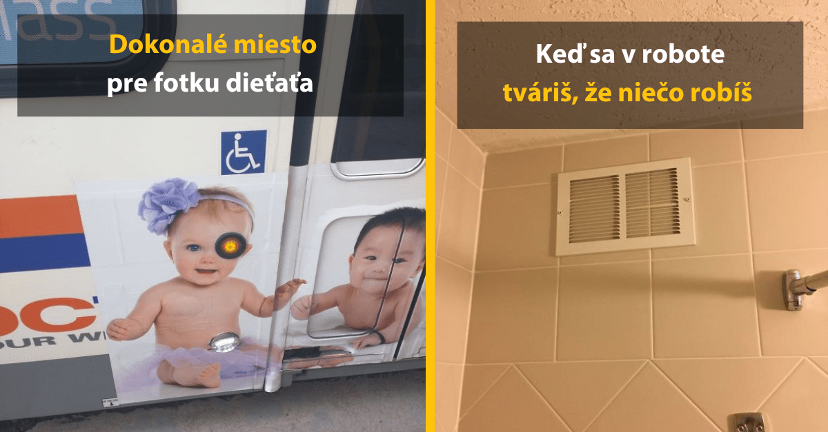 Mizerné dizajny, ktoré ťa pobavia (1. časť)