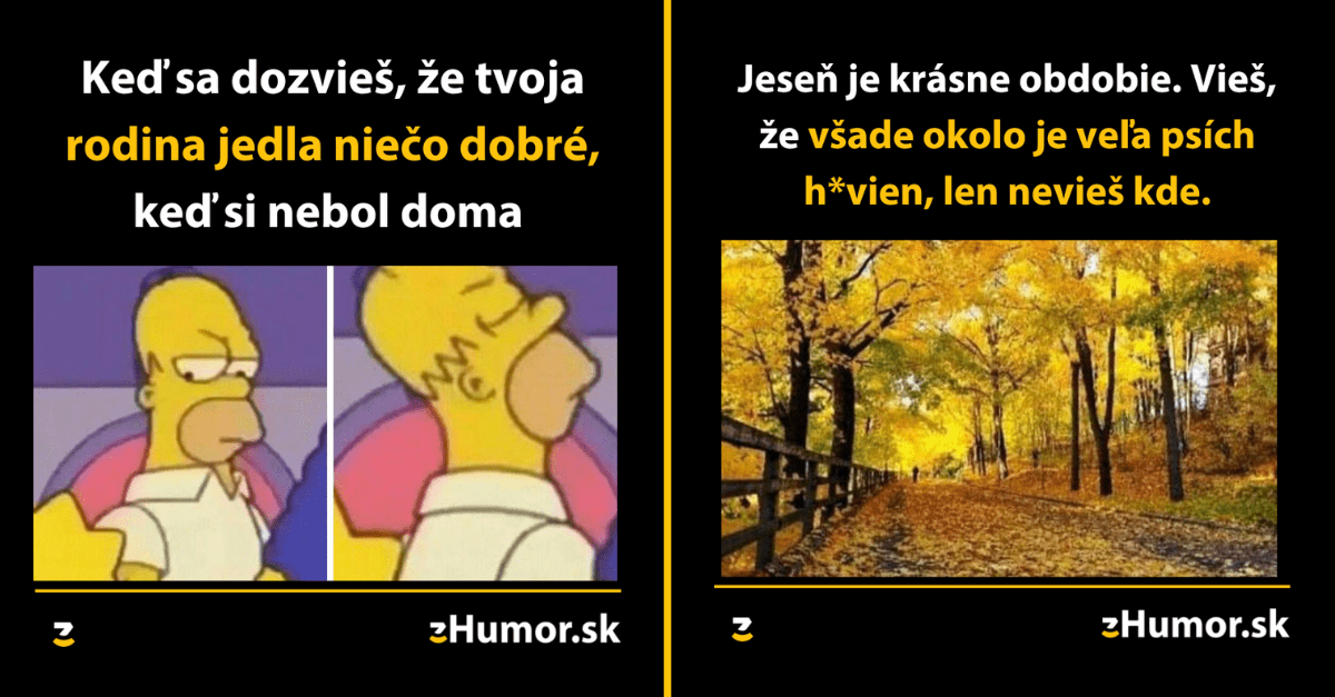 Zopár memečiek, ktoré vznikli, aby ti spríjemnili deň #1246 : Jeseň je krásne obdobie.