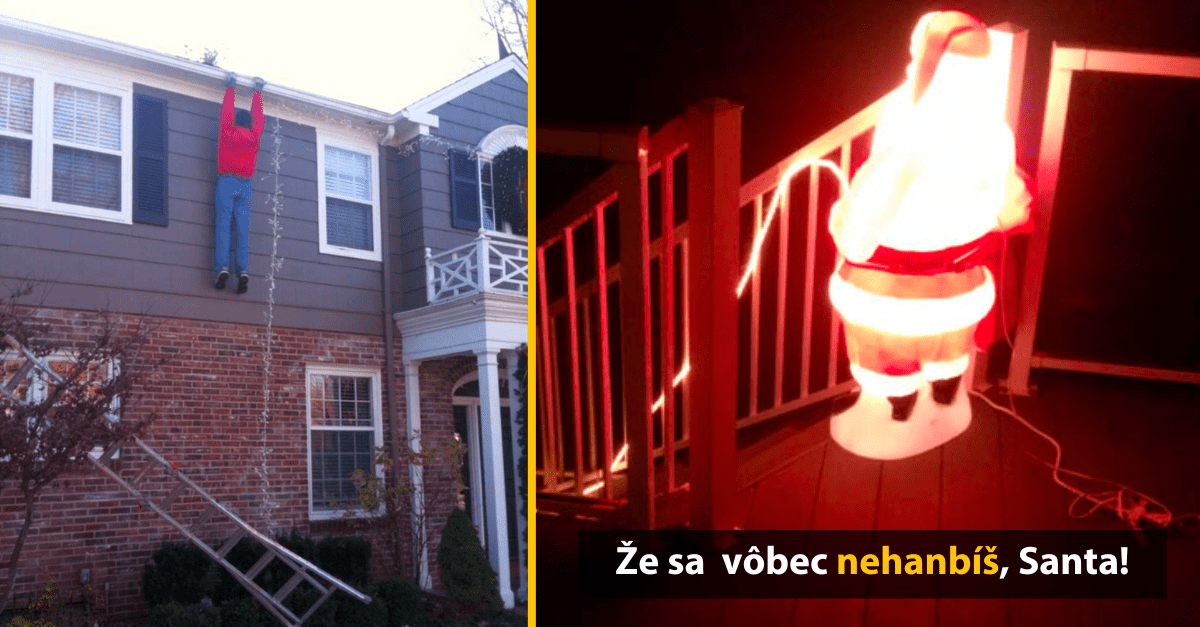 Zábavné vianočné dekorácie, ktoré ťa príjemne pobavia svojou nezvyčajnosťou
