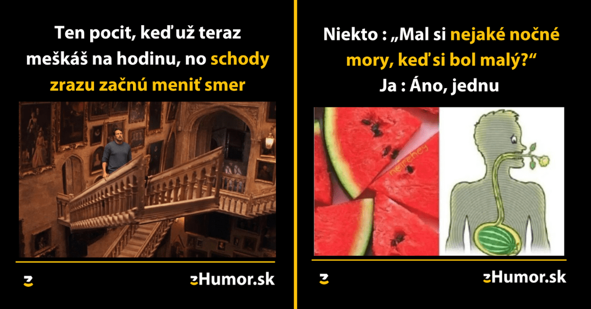 Zopár memečiek, ktoré vznikli, aby ti spríjemnili deň #1268 : Každý mal v detstve nejaké nočné mory.