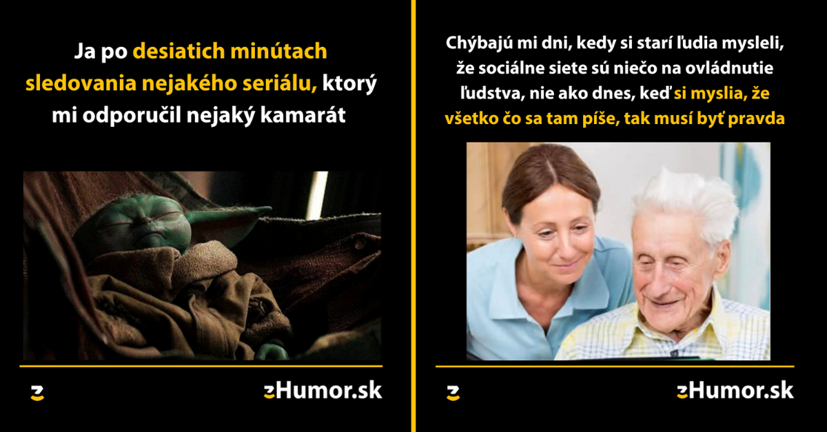 Zopár memečiek, ktoré vznikli, aby ti spríjemnili deň #1276 : Starí ľudia a sociálne siete sú najhoršia moderná kombinácia.