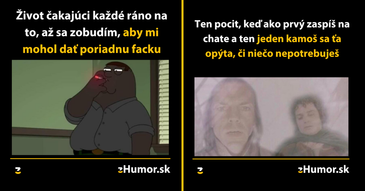Zopár memečiek, ktoré vznikli, aby ti spríjemnili deň #1284 : Každé ráno mi život dáva riadnu facku.