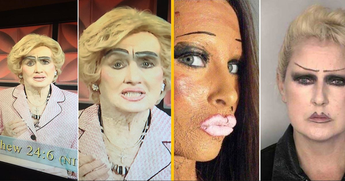 Make-up kreácie, pri ktorých sa najprv zasmejete, a potom rozplačete