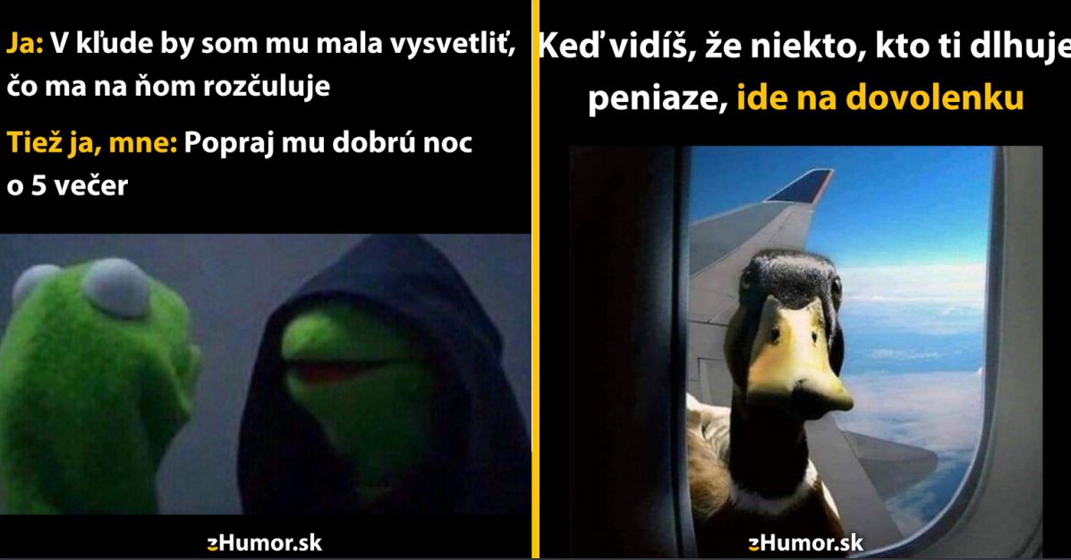 Zopár memečiek, ktoré vznikli, aby ti spríjemnili deň #1293: Smiech na vlastných vtipoch je najlepší.