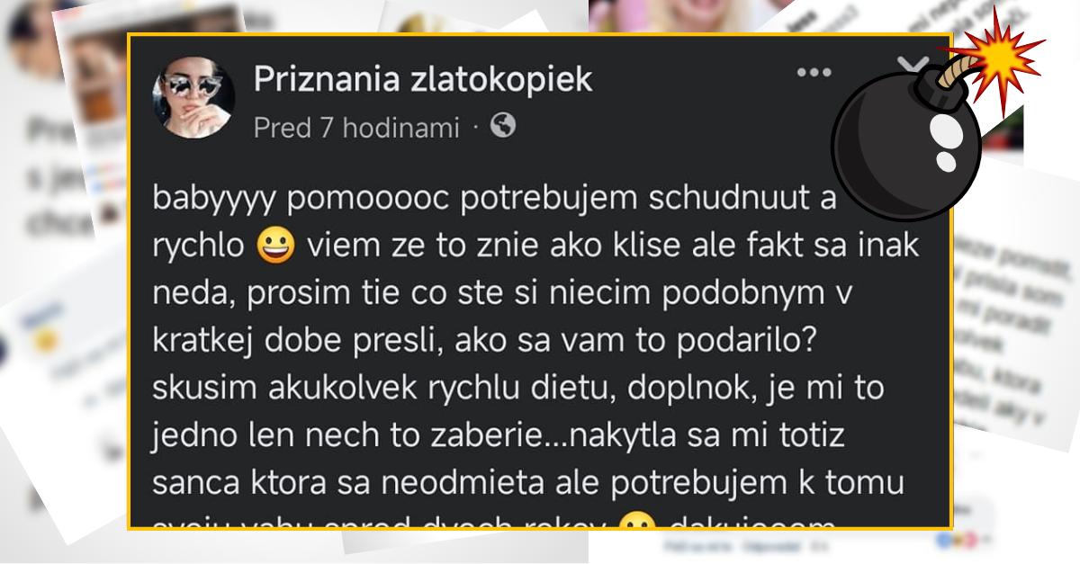 Bomby zo sociálnych sietí #747 – potrebuje rýchlo schudnúť a požiadala o radi, chalan jej dal jednu praktickú