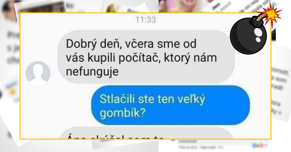 Bomby zo sociálnych sietí #736 – kúpil počítač, no nefungoval, príčina je však niekde úplne inde
