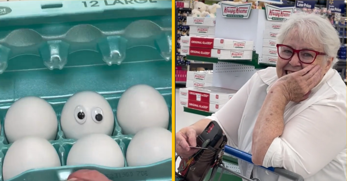 Babka sa rozhodla vystreliť si z obchodného reťazca. Jej žartík už videli milióny ľudí