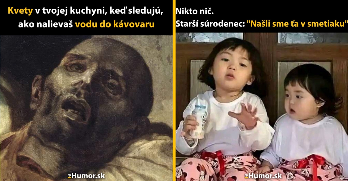 Zopár memečiek, ktoré vznikli, aby ti spríjemnili deň #1296: Vieš, že sme ťa našli v smetiaku?