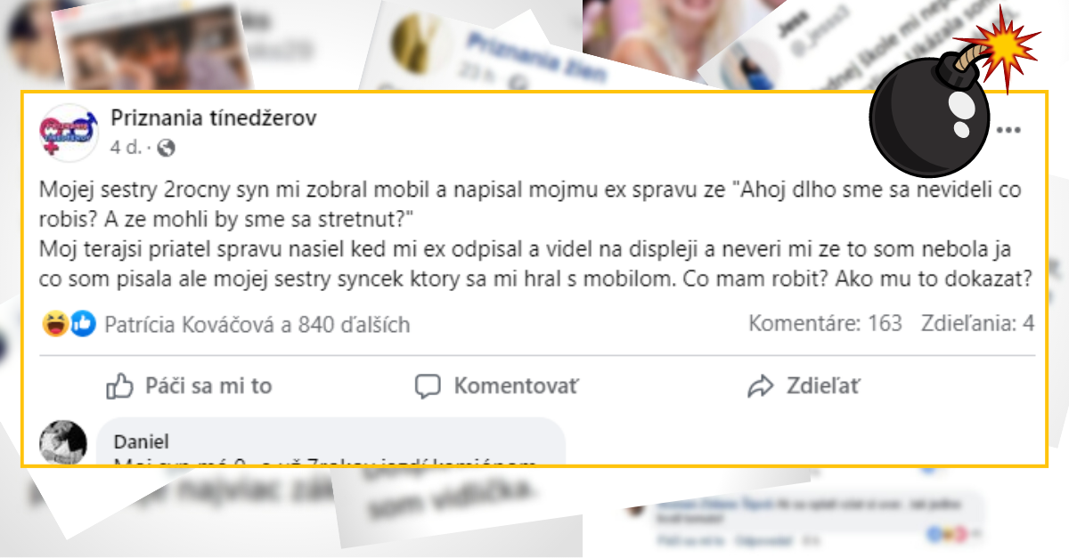 Bomby zo sociálnych sietí #766 – chcela zamaskovať neveru so svojim ex za 2-ročné dieťa, ktoré napísalo SMSku, no Daniel ju vtipne odfajčil