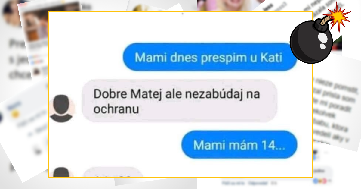 Bomby zo sociálnych sietí #756 – „zodpovedná“ matka chcela poradiť svojmu synovi