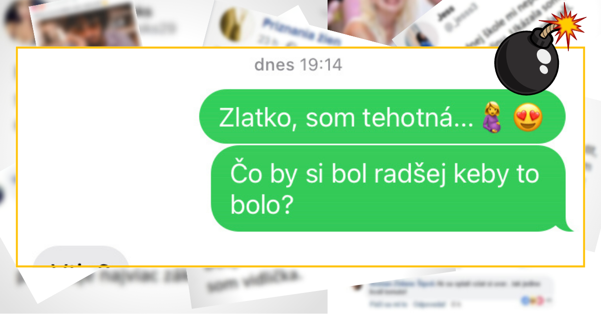 Bomby zo sociálnych sietí #753 – ona je tehotná a jej priateľ prezradil, čo by bol najradšej, aby to bolo