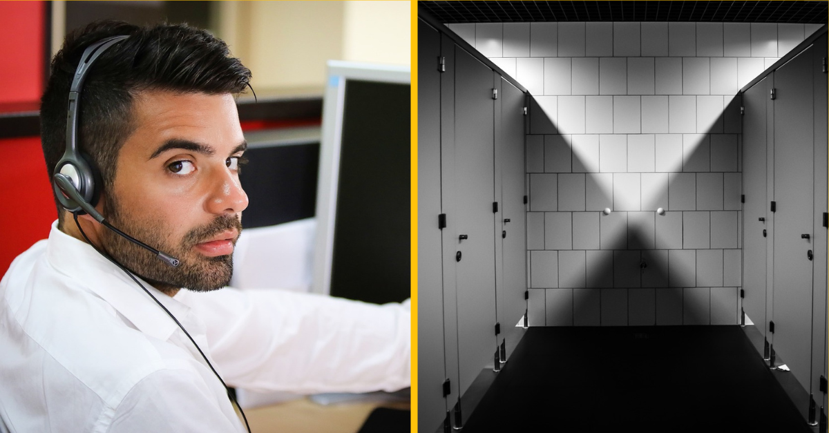 Muž mal v práci príliš krátku pauzu. Vybavil si preto papier, vďaka ktorému teraz môže byť dlhšie na záchode