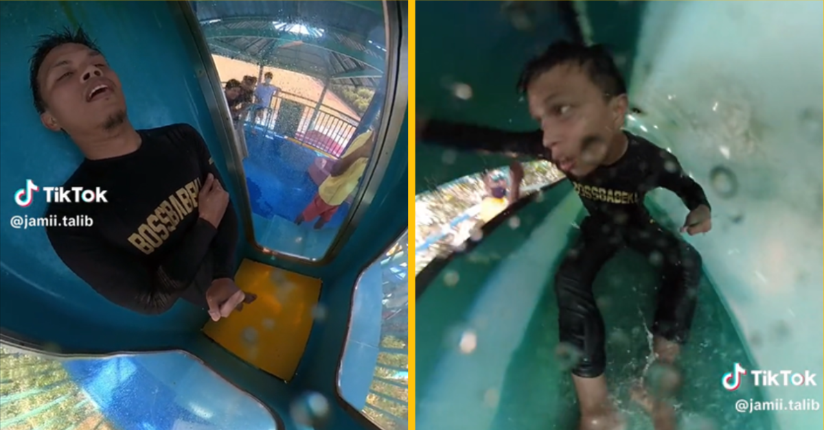 TikToker sa zasekol v tobogane. Video sa ihneď stalo virálnym