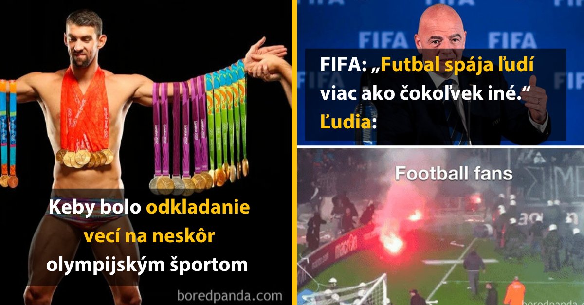 16 memečiek zo sveta športu