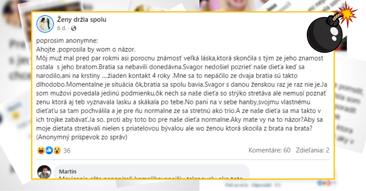 Bomby zo sociálnych sietí #804 – za tento príbeh by sa ani scenárista Rodinných prípadov nemusel hanbiť