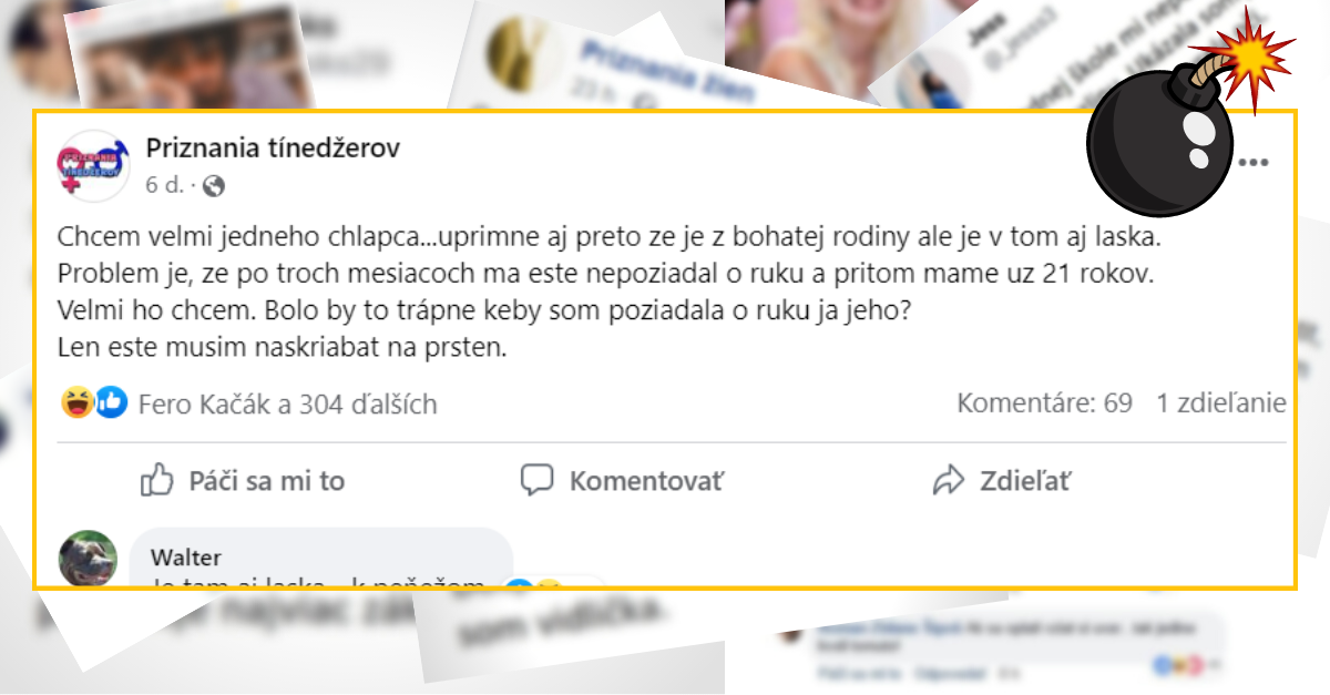 Bomby zo sociálnych sietí #799 – zaľúbila sa do chalana z bohatej rodiny, Walter prezradil o akú lásku ide