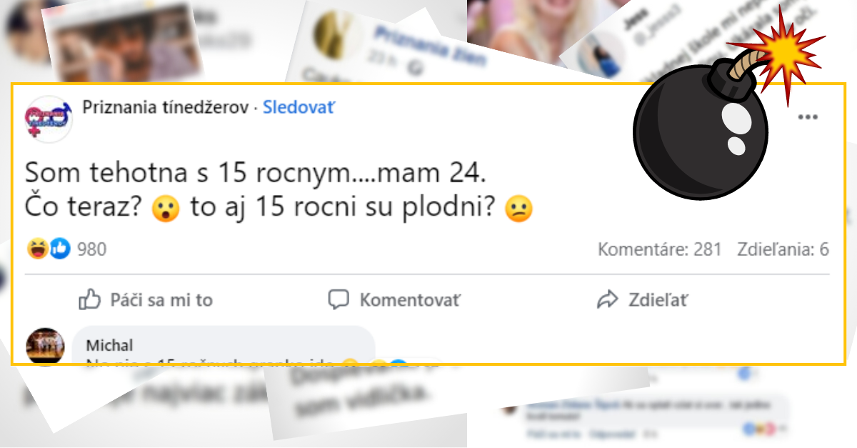 Bomby zo sociálnych sietí #800 – otehotnela s 15-ročným chalanom, vtipné komentáre nenechali na seba dlho čakať
