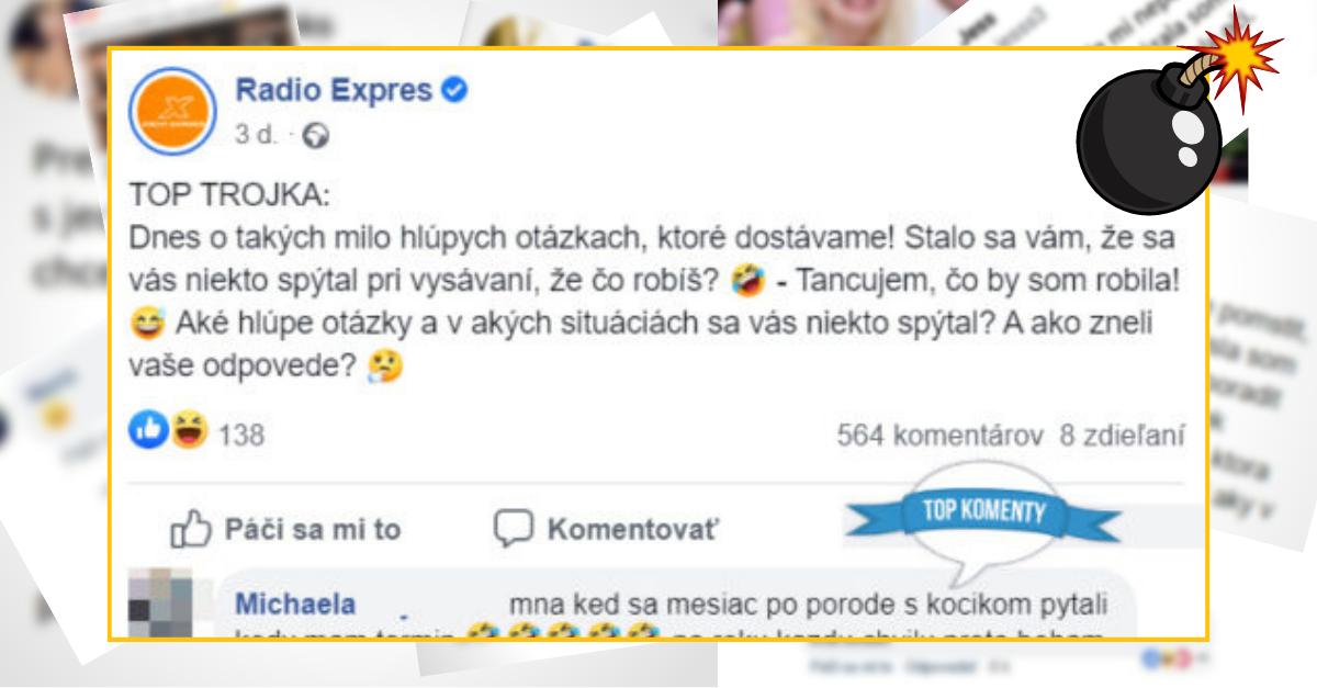 Bomby zo sociálnych sietí #790 – Michaela dostala poriadne hlúpu otázku, ale celá situácia ju mega pobavila