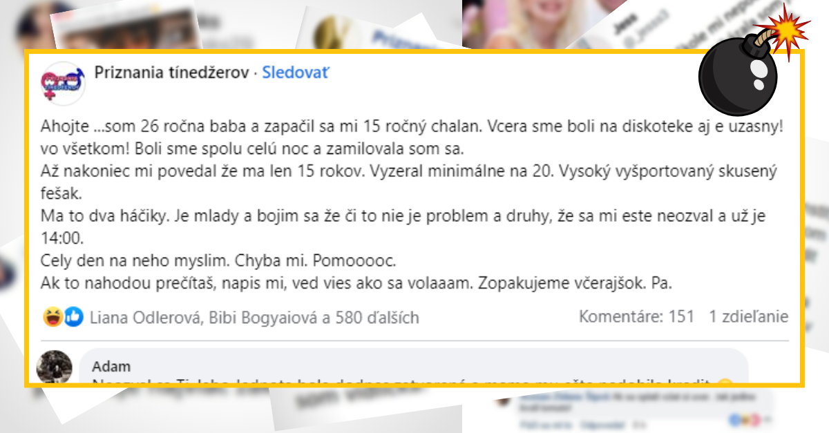 Bomby zo sociálnych sietí #813 – hľadala mladšieho chalana z diskotéky, vtipné komentáre ťa rozsekajú
