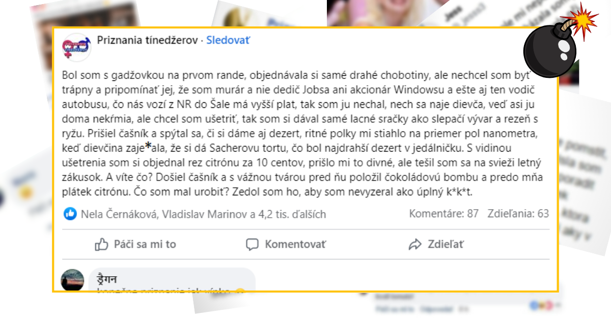 Bomby zo sociálnych sietí #814 – pozval hladnú babu na rande, vznikol z toho megavtipný príbeh