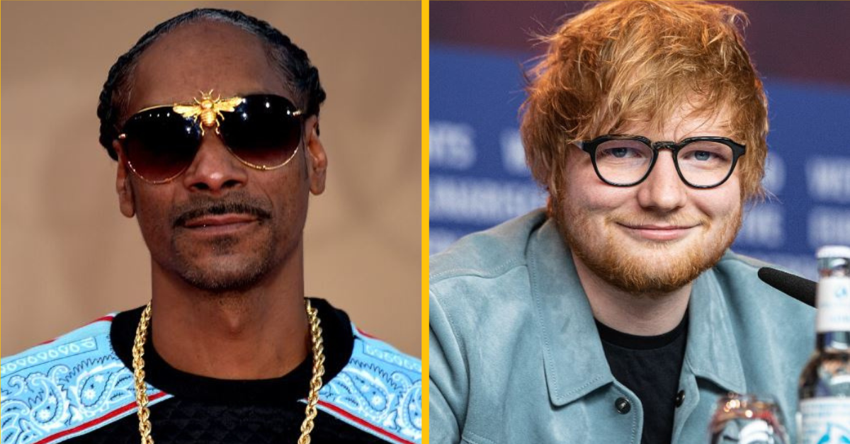 Ed Sheeran prezradil, že raz fajčil marihuanu so Snoop Doggom