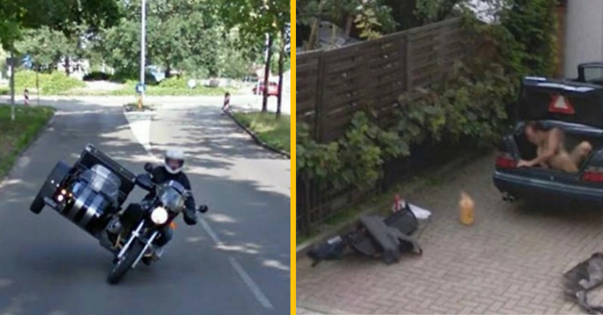 12 čudných vecí, ktoré zachytil Google Street View